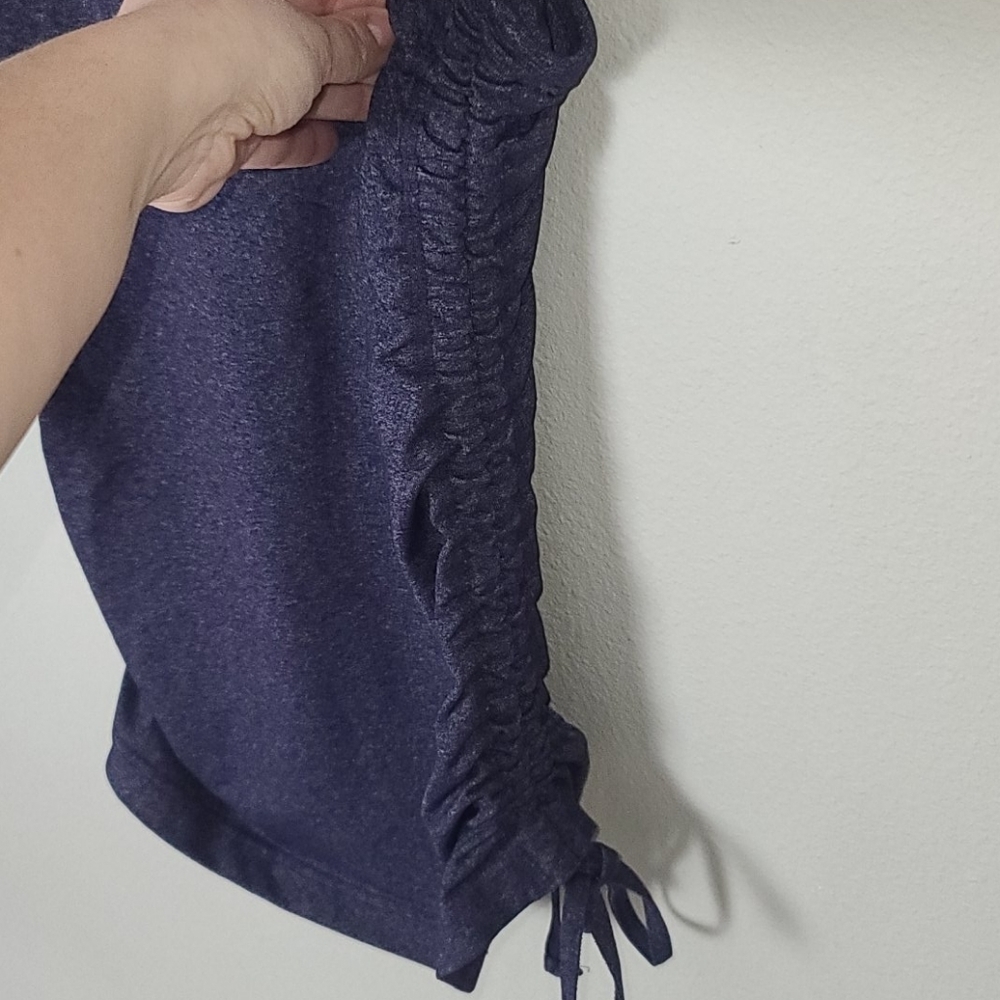 Tonic Racerback Ruched Side Athletic Tank Top - Picture 3 of 6